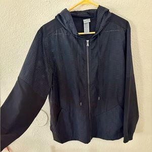 XXL Champion Workout Black Mesh ZIP UP Jacket